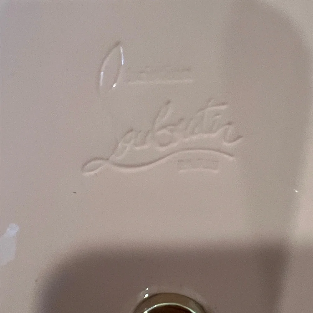 Christian Louboutin Loubi54 Patent Leather Clutch On A Chain